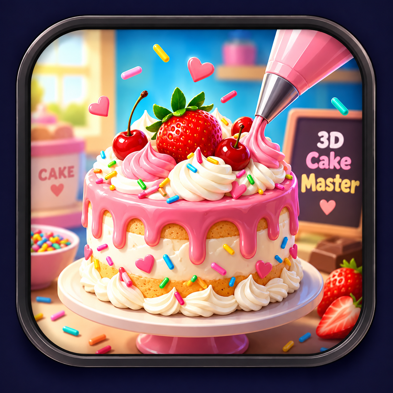 Cake Master Game Logo