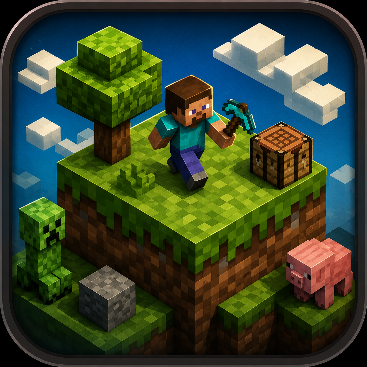 MinsCraft Game Logo